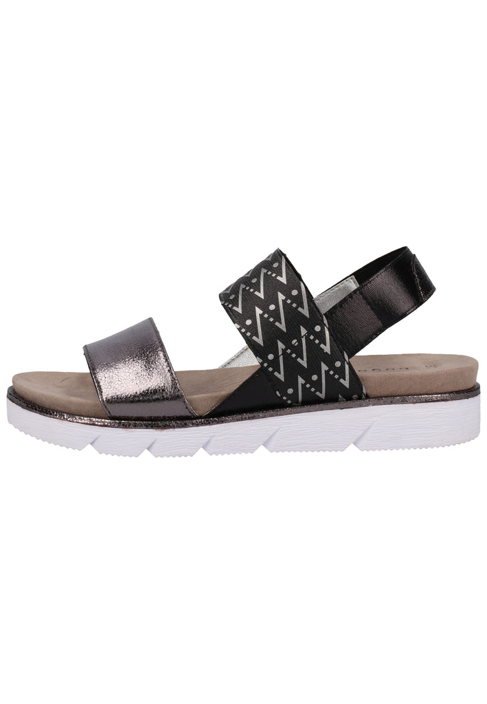 Bugatti Sandalen Lederimitat Dunkelgrau - surf4shoes