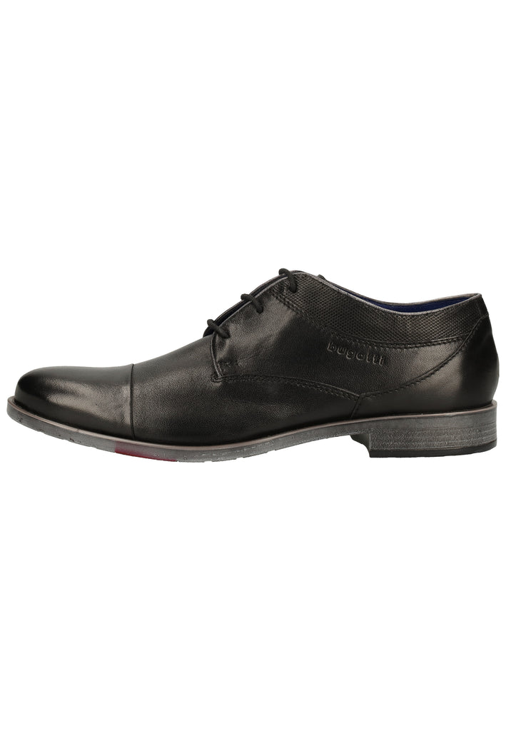 Bugatti Businessschuhe Leder Schwarz - surf4shoes