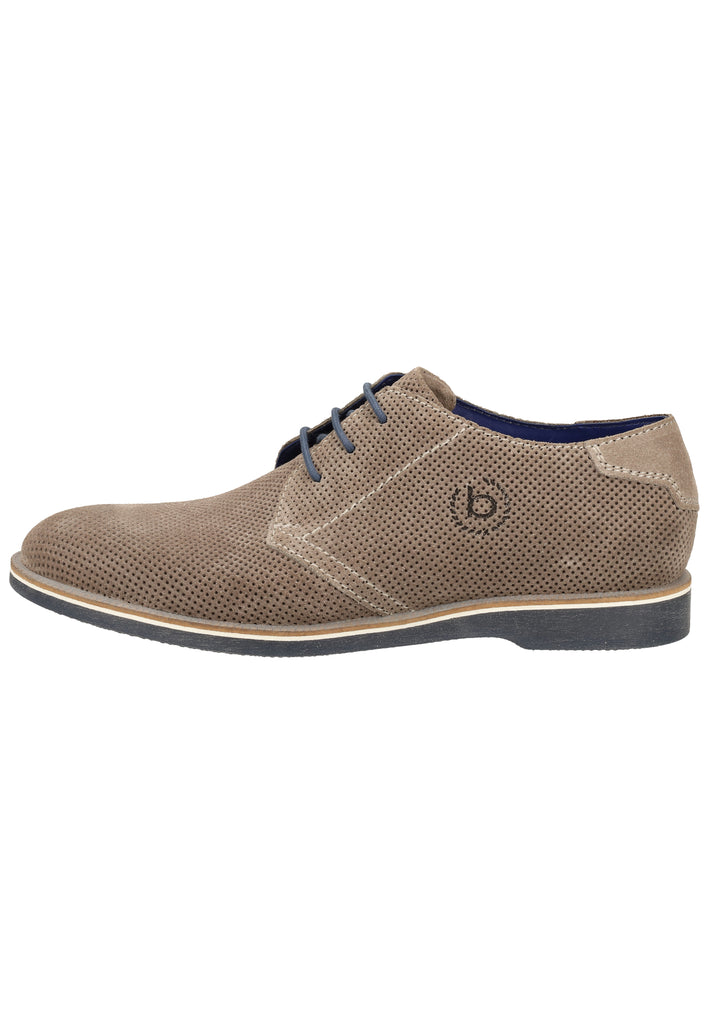 Bugatti Halbschuhe Veloursleder Grau - surf4shoes