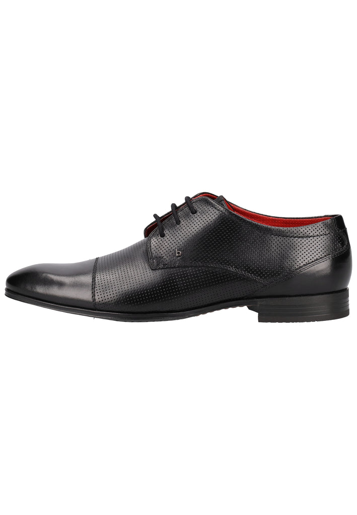 Bugatti Businessschuhe Nappaleder Schwarz - surf4shoes