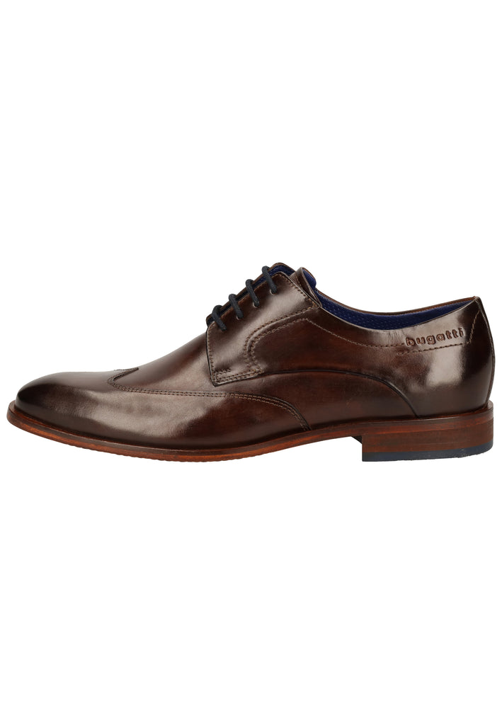 Bugatti Businessschuhe Glattleder Braun - surf4shoes
