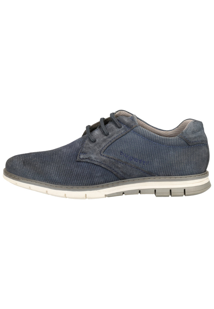 Bugatti Halbschuhe Lederimitat/Textil Hellblau - surf4shoes