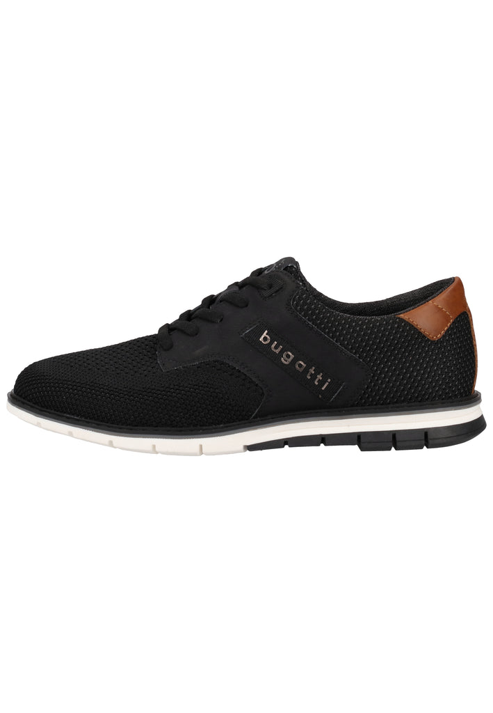 Bugatti Halbschuhe Lederimitat/Textil Schwarz - surf4shoes