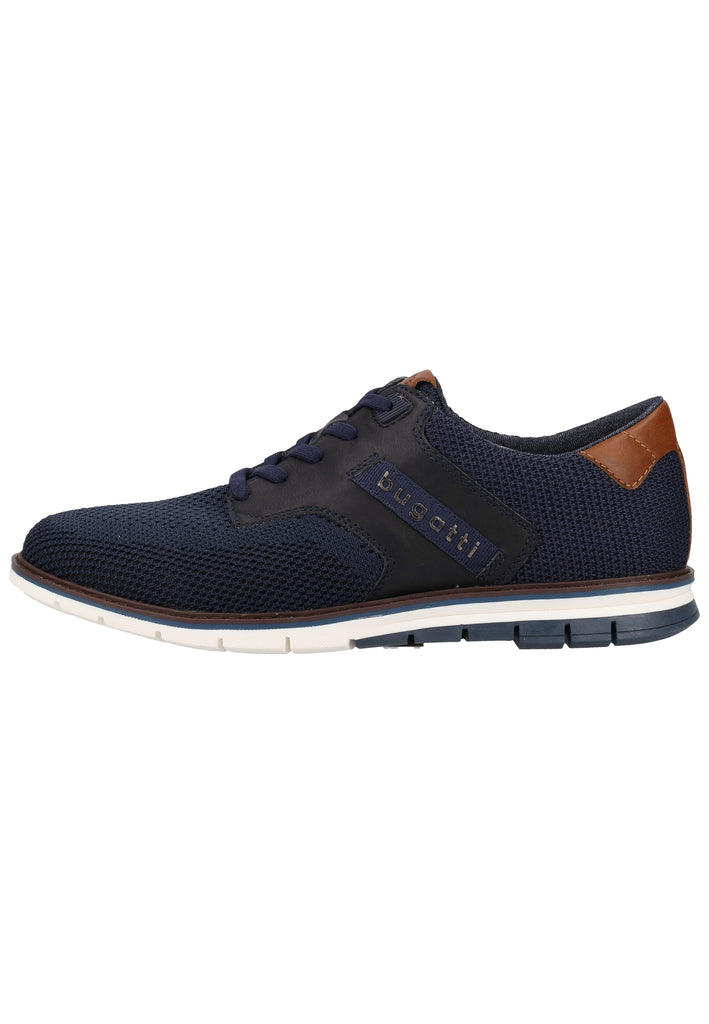 Bugatti Halbschuhe Lederimitat/Textil Dunkelblau - surf4shoes