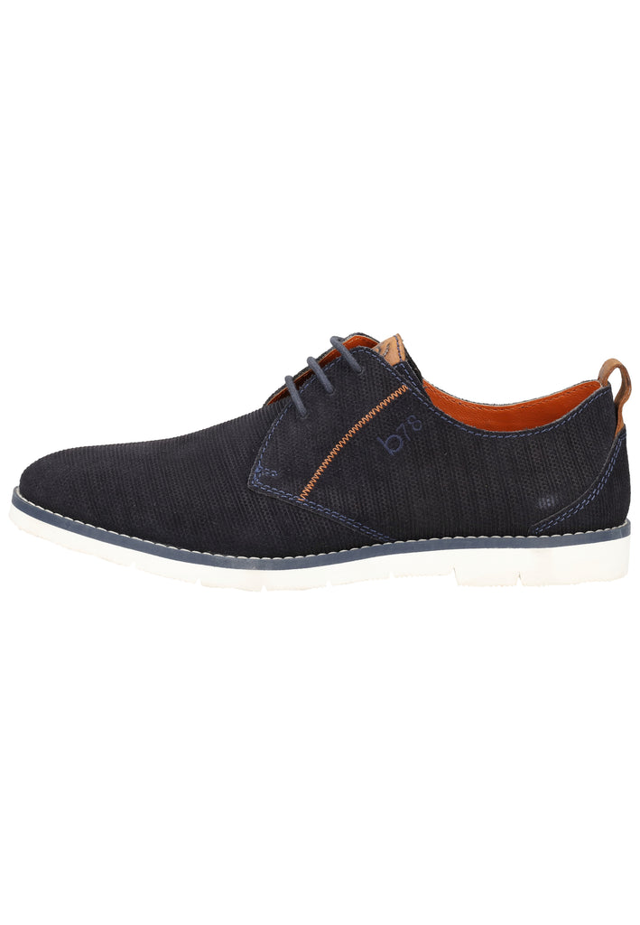 Bugatti Halbschuhe Veloursleder Blue - surf4shoes