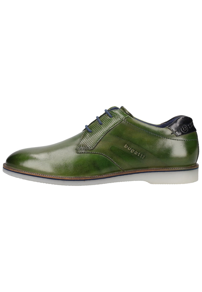 Bugatti Halbschuhe Glattleder Grün - surf4shoes