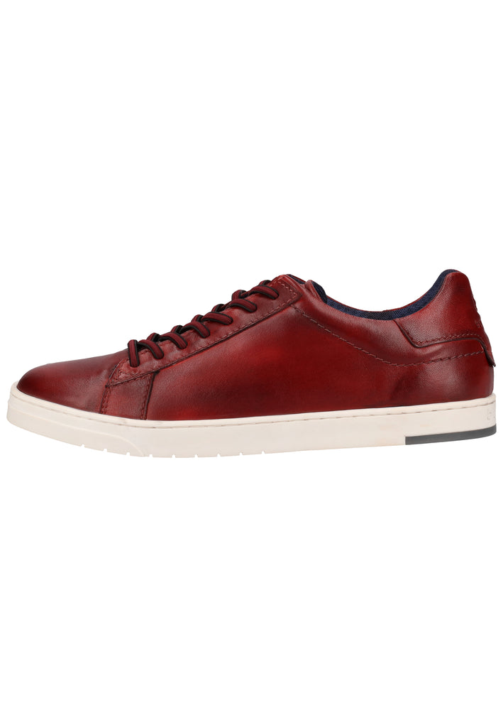 Bugatti Sneaker Glattleder Dunkelrot - surf4shoes