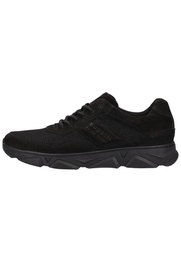 Bugatti Sneaker Nubukleder/Textil Schwarz - surf4shoes