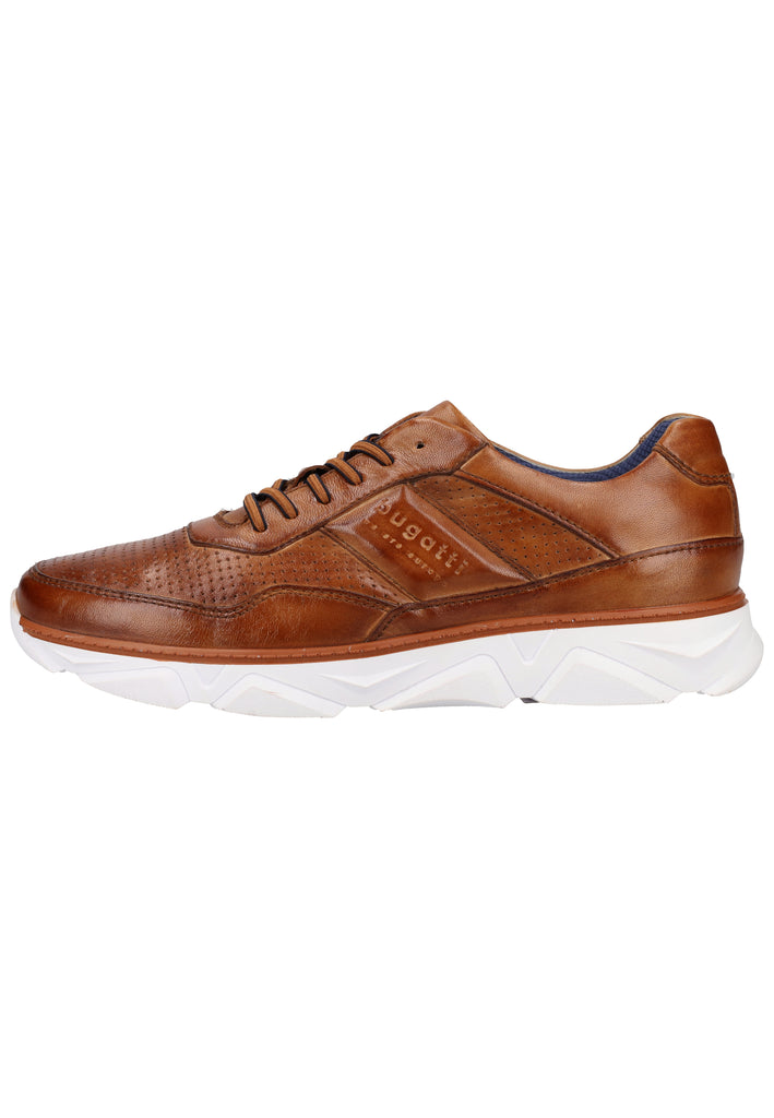 Bugatti Sneaker Glattleder Cognac - surf4shoes