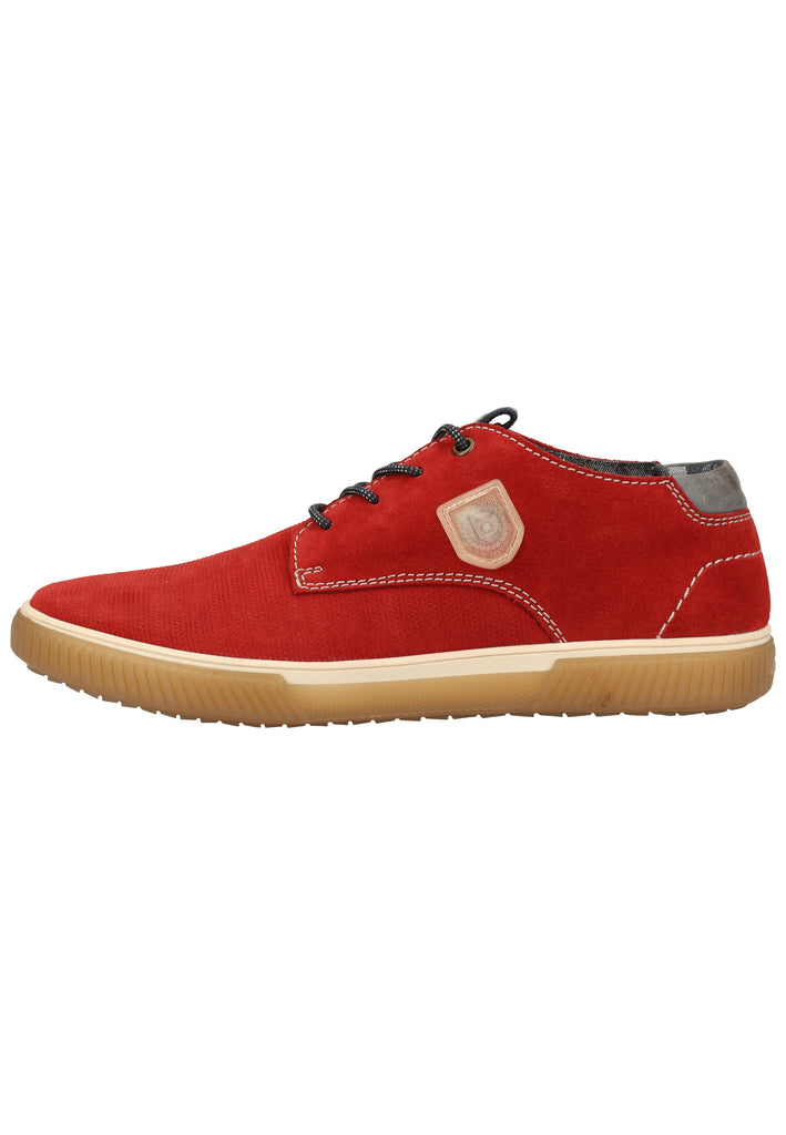Bugatti Sneaker Veloursleder Rot - surf4shoes