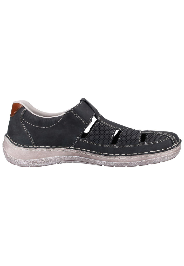 Rieker Halbschuhe Leder Ozean - surf4shoes