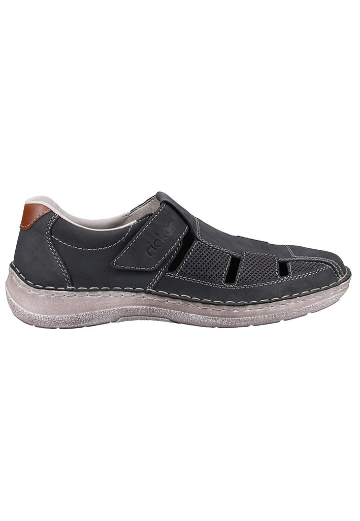Rieker Halbschuhe Leder Ozean - surf4shoes