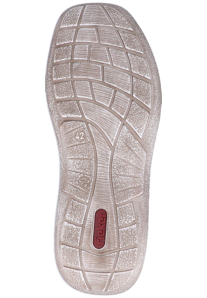 Rieker Halbschuhe Glattleder Dunkelbraun - surf4shoes