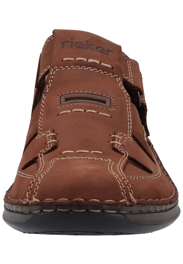 Rieker Halbschuhe Leder Braun - surf4shoes