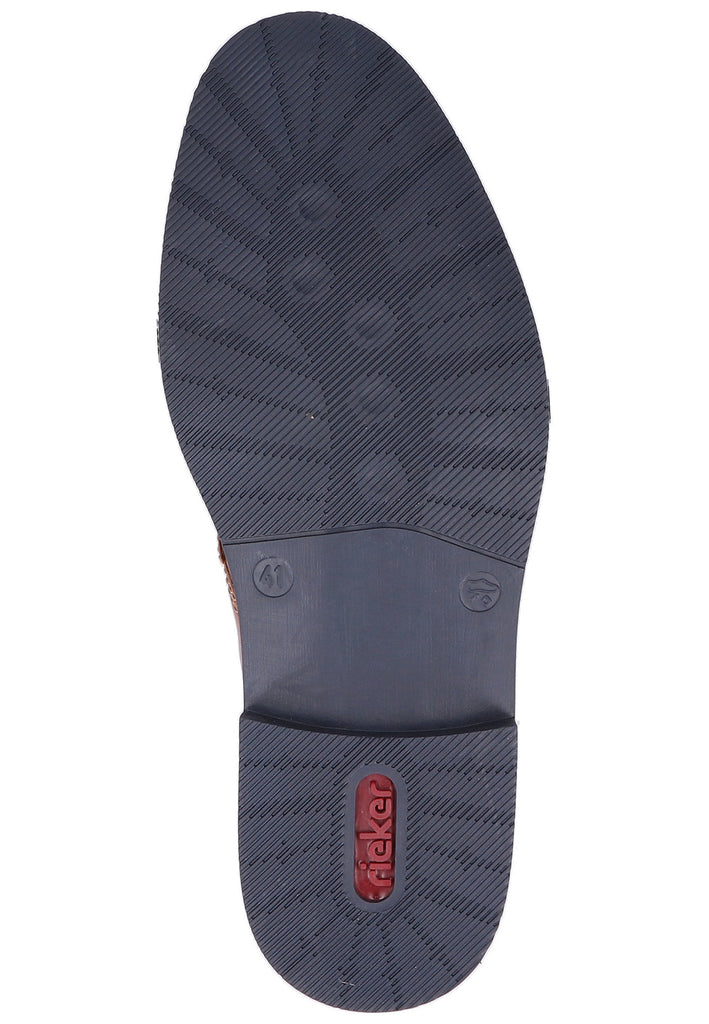 Rieker Halbschuhe Lederimitat Braun - surf4shoes