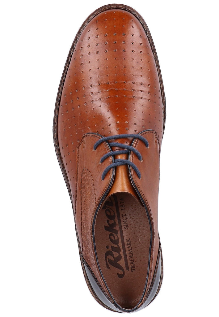 Rieker Halbschuhe Glattleder Braun - surf4shoes