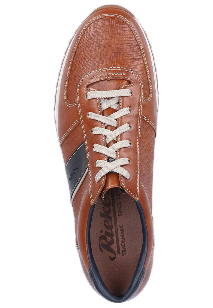 Rieker Sneaker Lederimitat Nuss - surf4shoes