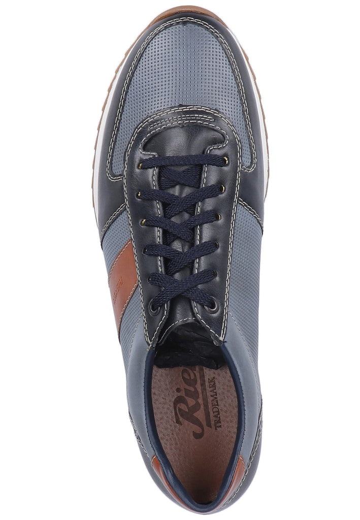Rieker Sneaker Lederimitat Ozean - surf4shoes