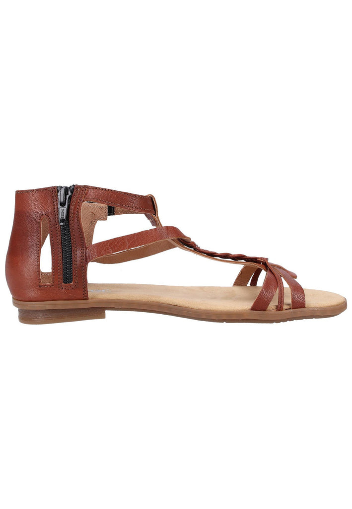 Rieker Sandalen Glattleder Braun - surf4shoes