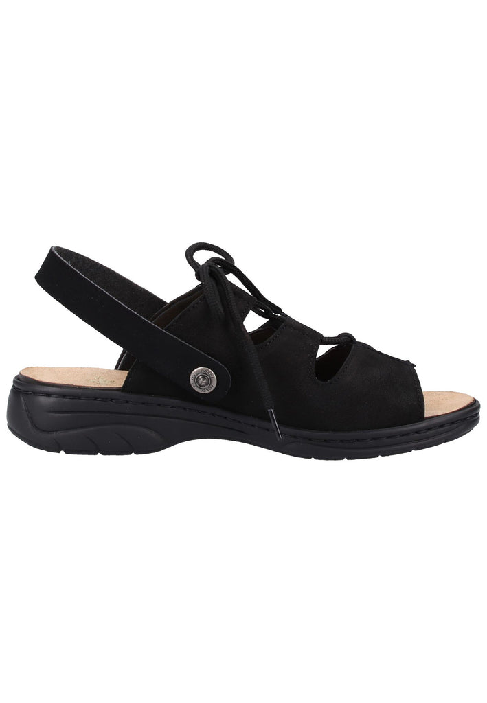 Rieker Sandalen Leder Schwarz - surf4shoes