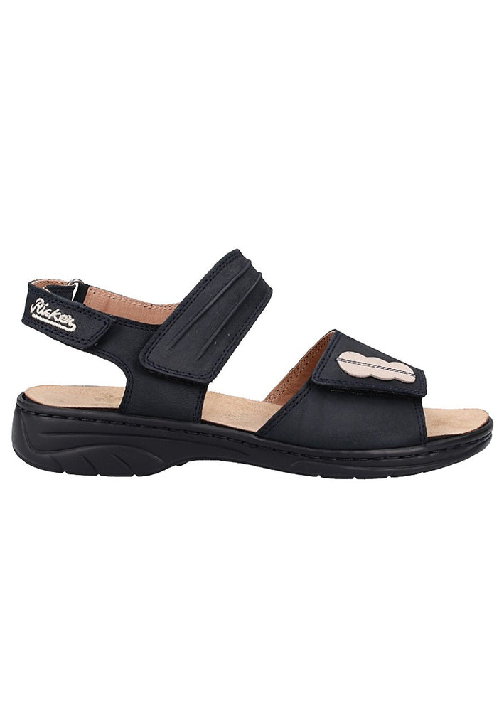 Rieker Sandalen Lederimitat Marine - surf4shoes