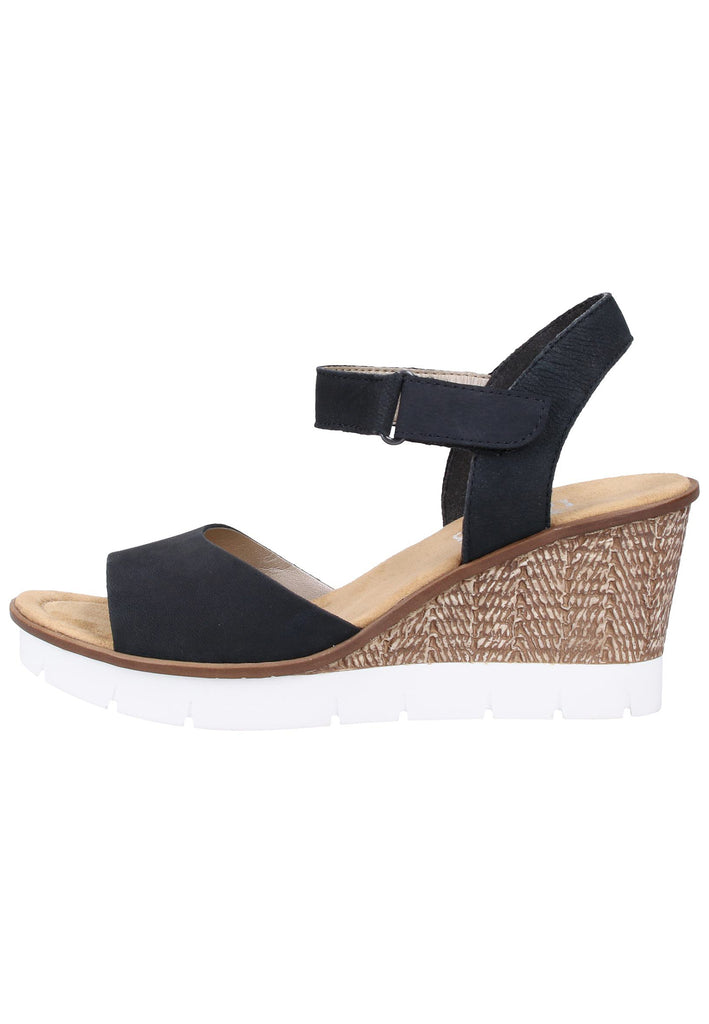 Rieker Sandalen Lederimitat Pazifik - surf4shoes