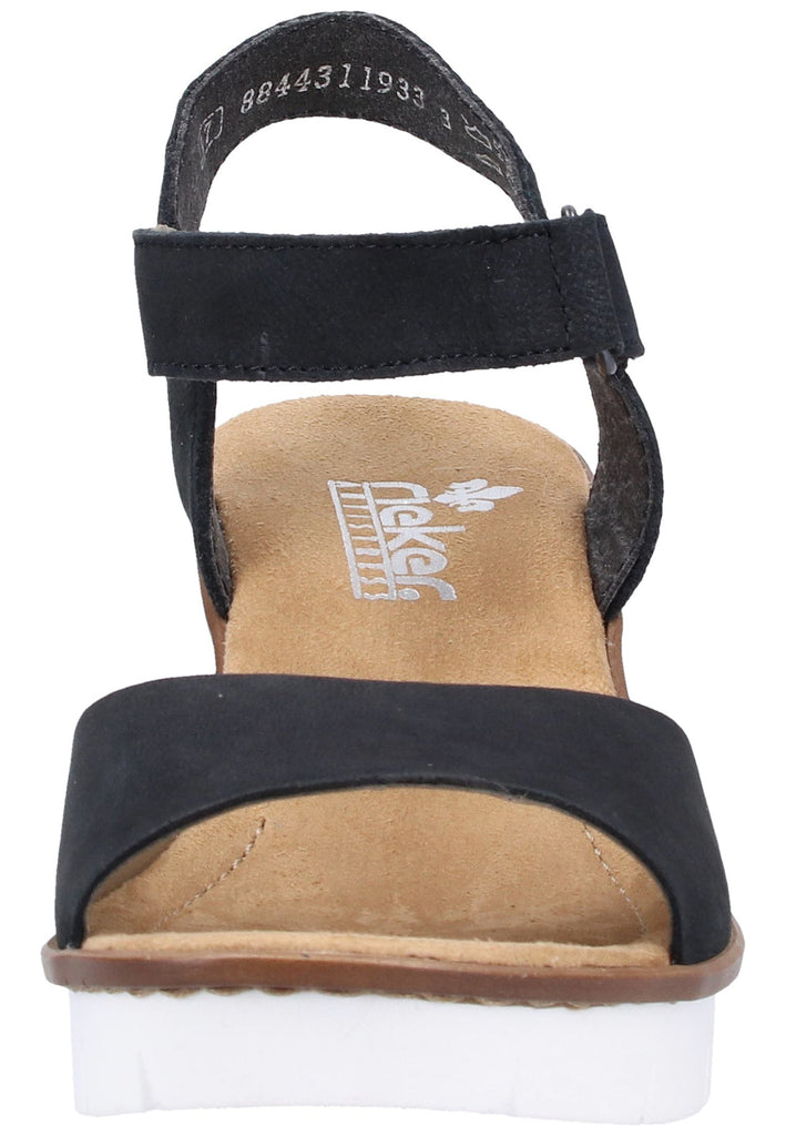 Rieker Sandalen Lederimitat Pazifik - surf4shoes