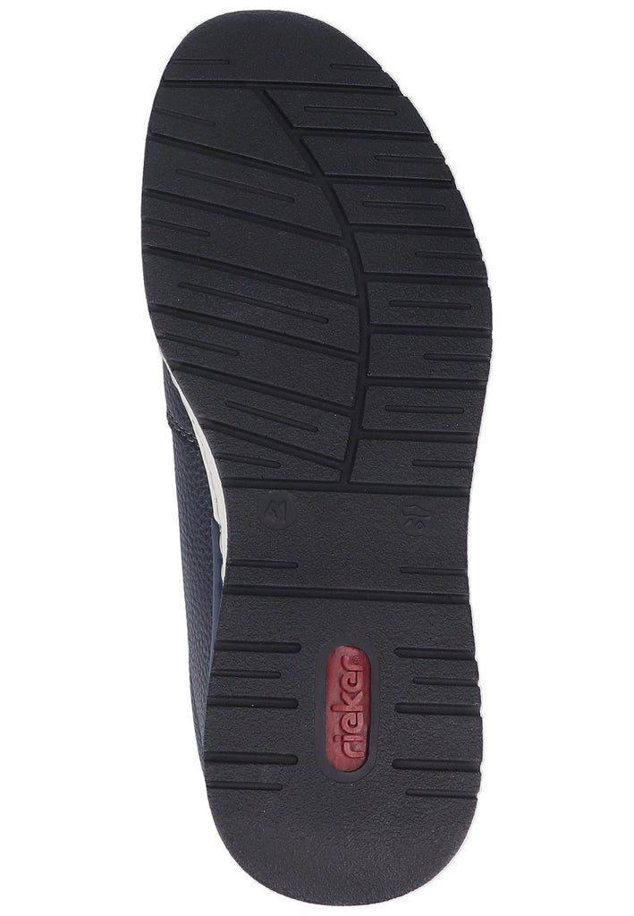 Rieker Sneaker Lederimitat Navy - surf4shoes
