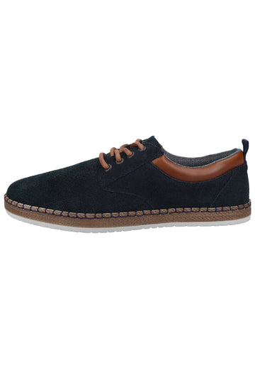 Rieker Sneaker Nubukleder Pazifik - surf4shoes