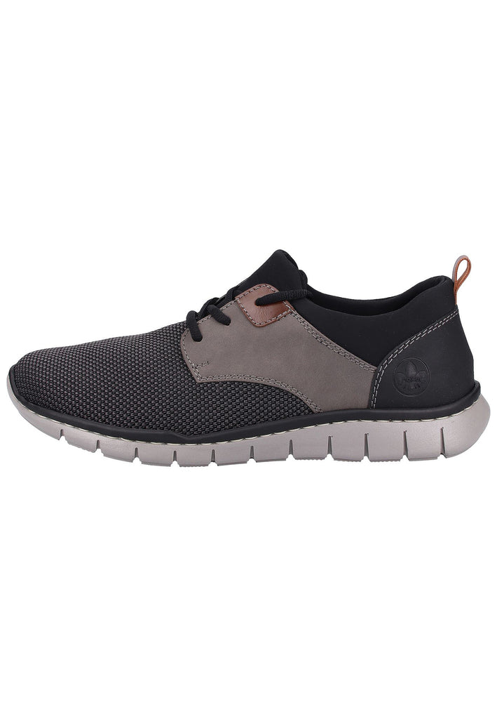 Rieker Sneaker Textil Grau/Schwarz - surf4shoes