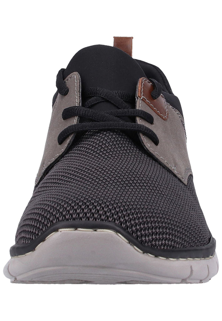 Rieker Sneaker Textil Grau/Schwarz - surf4shoes