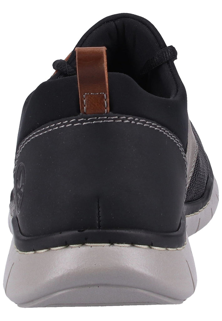 Rieker Sneaker Textil Grau/Schwarz - surf4shoes