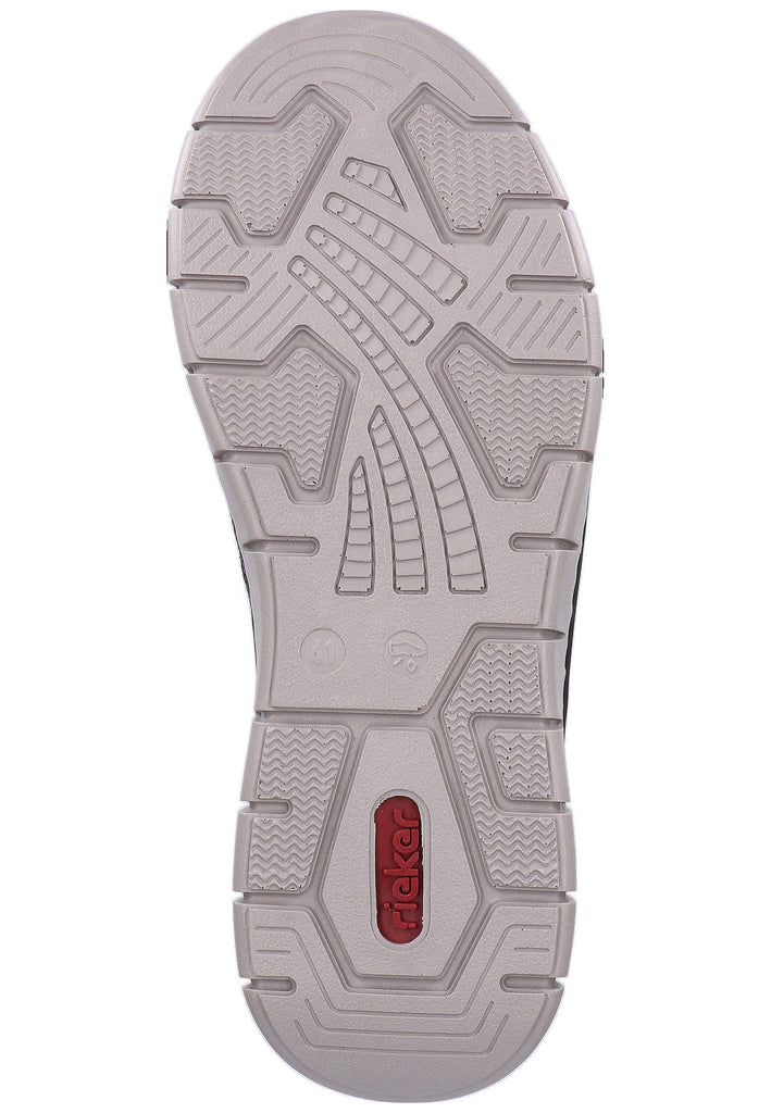 Rieker Sneaker Textil Grau/Schwarz - surf4shoes