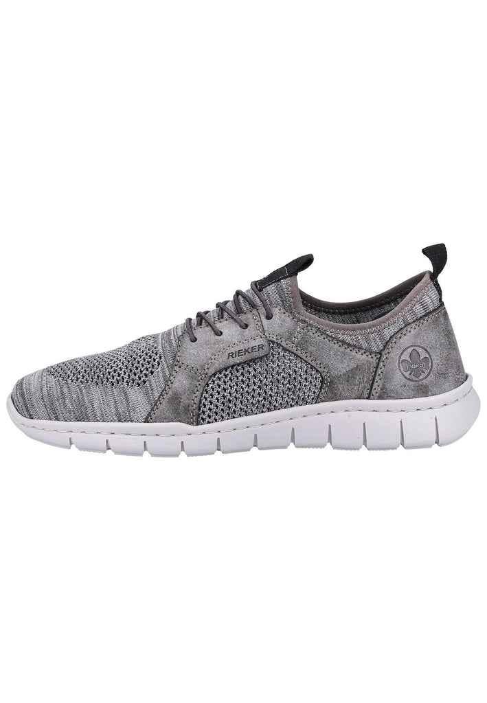 Rieker Sneaker Lederimitat/Textil Grau - surf4shoes