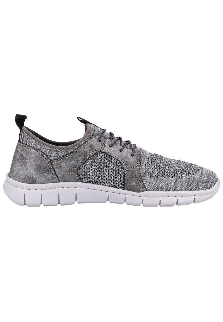 Rieker Sneaker Lederimitat/Textil Grau - surf4shoes
