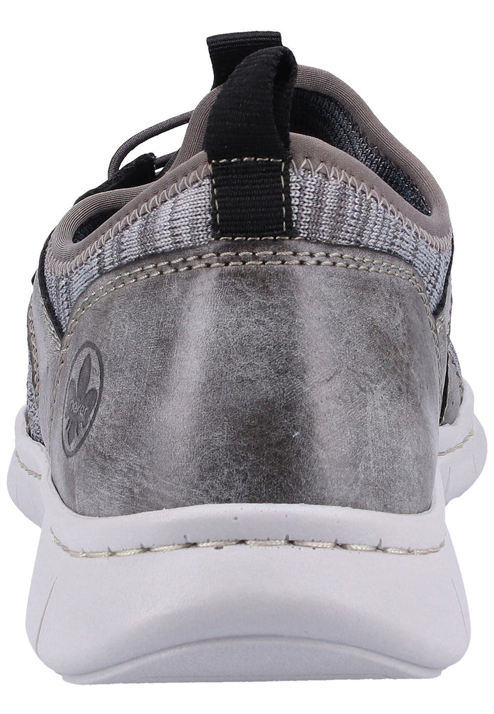 Rieker Sneaker Lederimitat/Textil Grau - surf4shoes