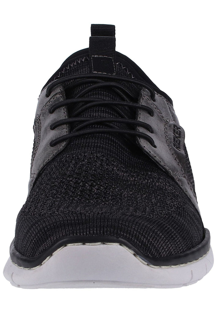 Rieker Sneaker Textil Grau/Schwarz - surf4shoes