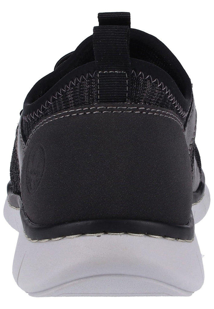 Rieker Sneaker Textil Grau/Schwarz - surf4shoes