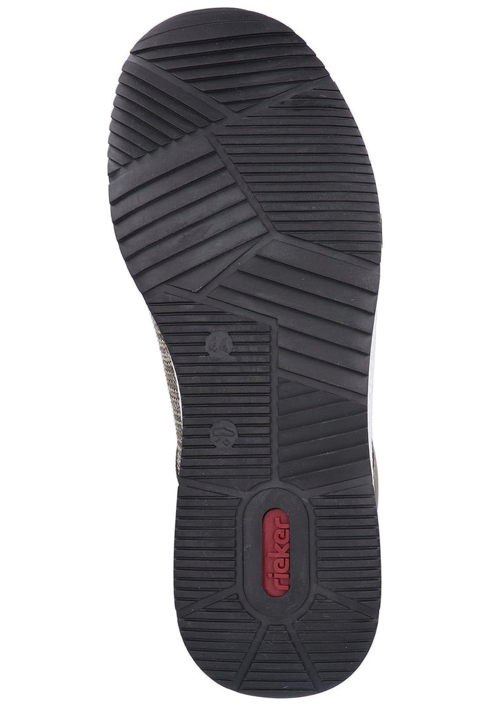 Rieker Sneaker Lederimitat Braun - surf4shoes