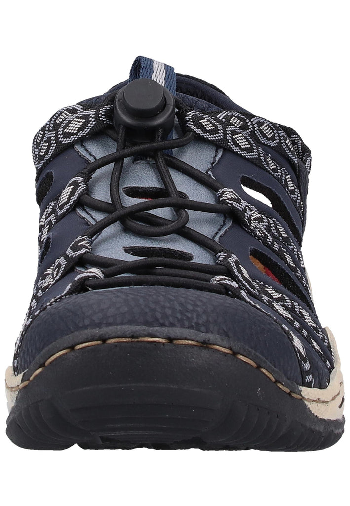 Rieker Halbschuhe Lederimitat Pazifik - surf4shoes