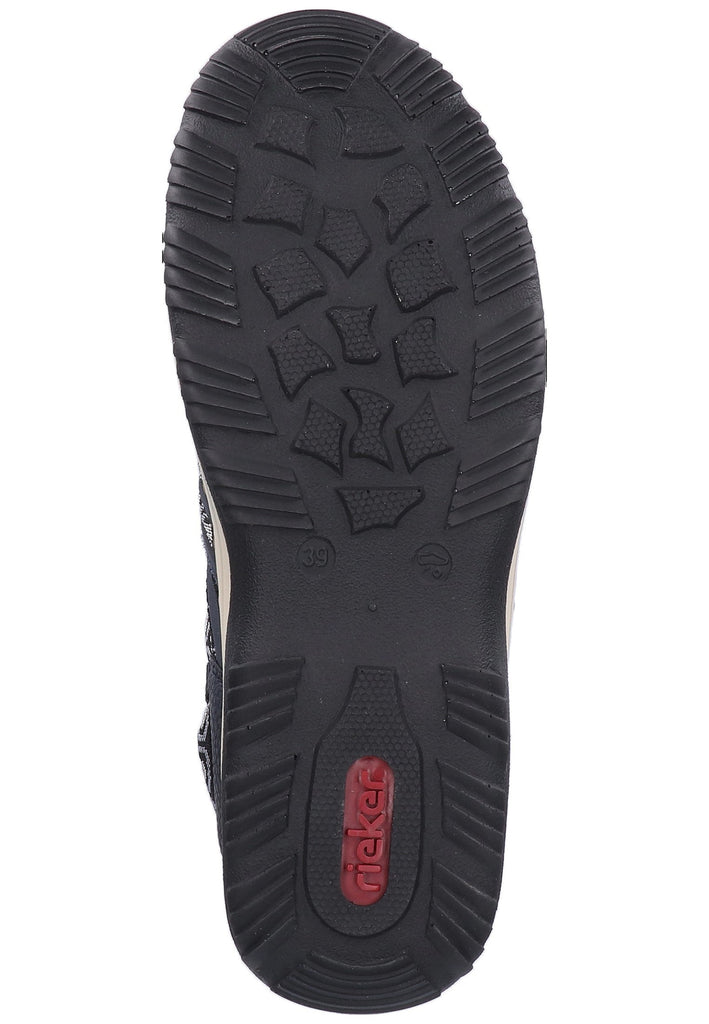 Rieker Halbschuhe Lederimitat Pazifik - surf4shoes