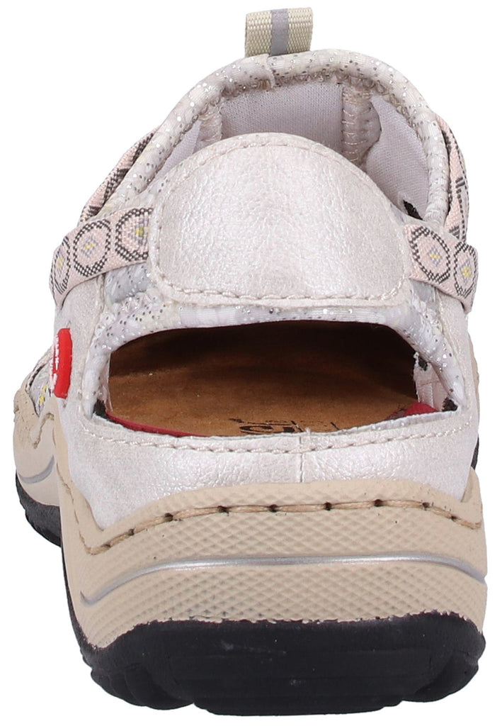 Rieker Wanderschuhe Lederimitat Weiß - surf4shoes