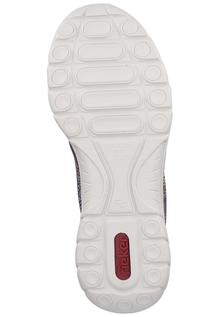 Rieker Sneaker Lederimitat Pazifik - surf4shoes