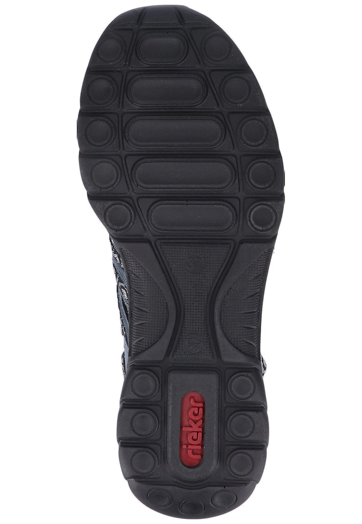 Rieker Wanderschuhe Lederimitat Pazifik - surf4shoes