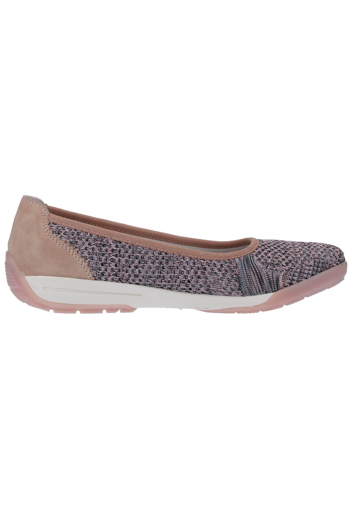 Rieker Ballerinas Textil Rosa - surf4shoes
