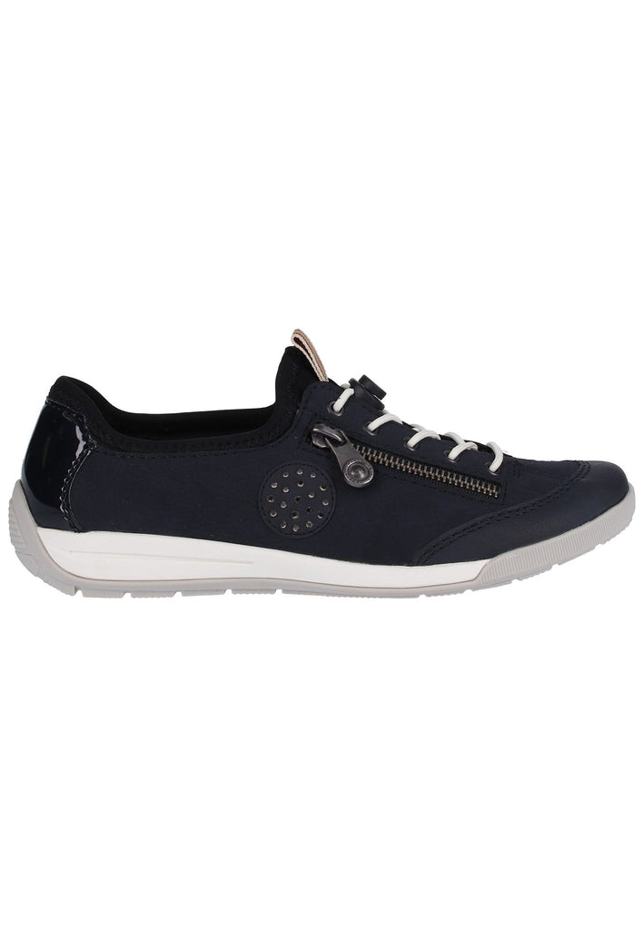 Rieker Sneaker Lederimitat Dunkelblau - surf4shoes