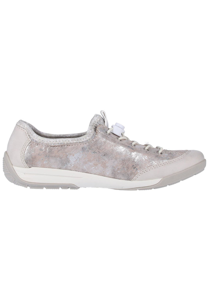 Rieker Sneaker Lederimitat Rose Metallic - surf4shoes