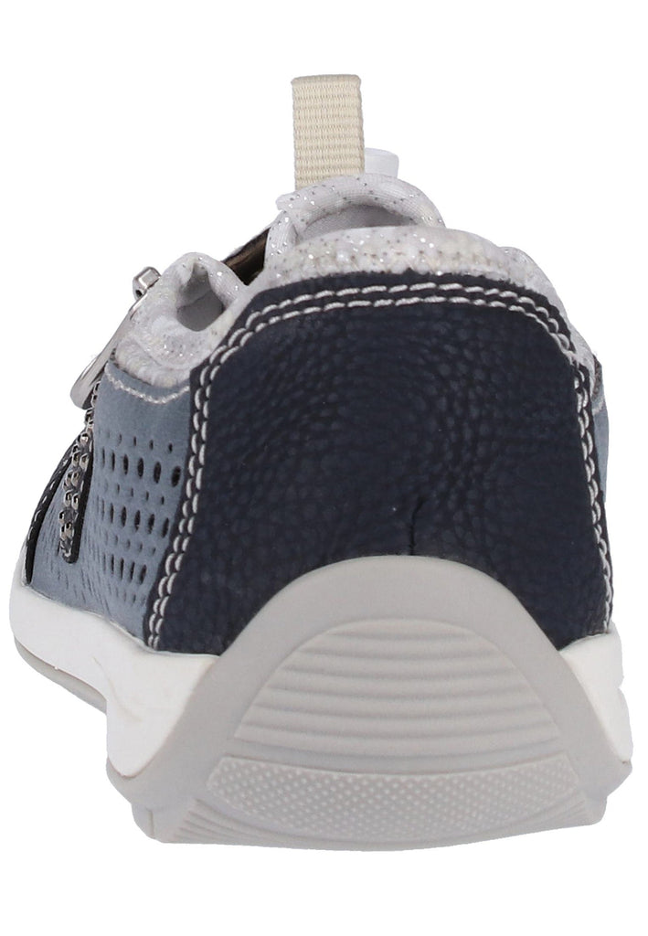 Rieker Sneaker Lederimitat Pazifik - surf4shoes