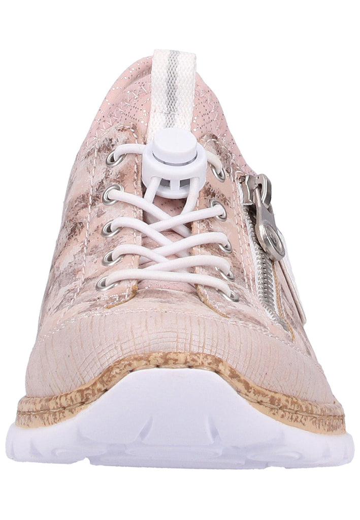 Rieker Sneaker Lederimitat Hellrosa - surf4shoes