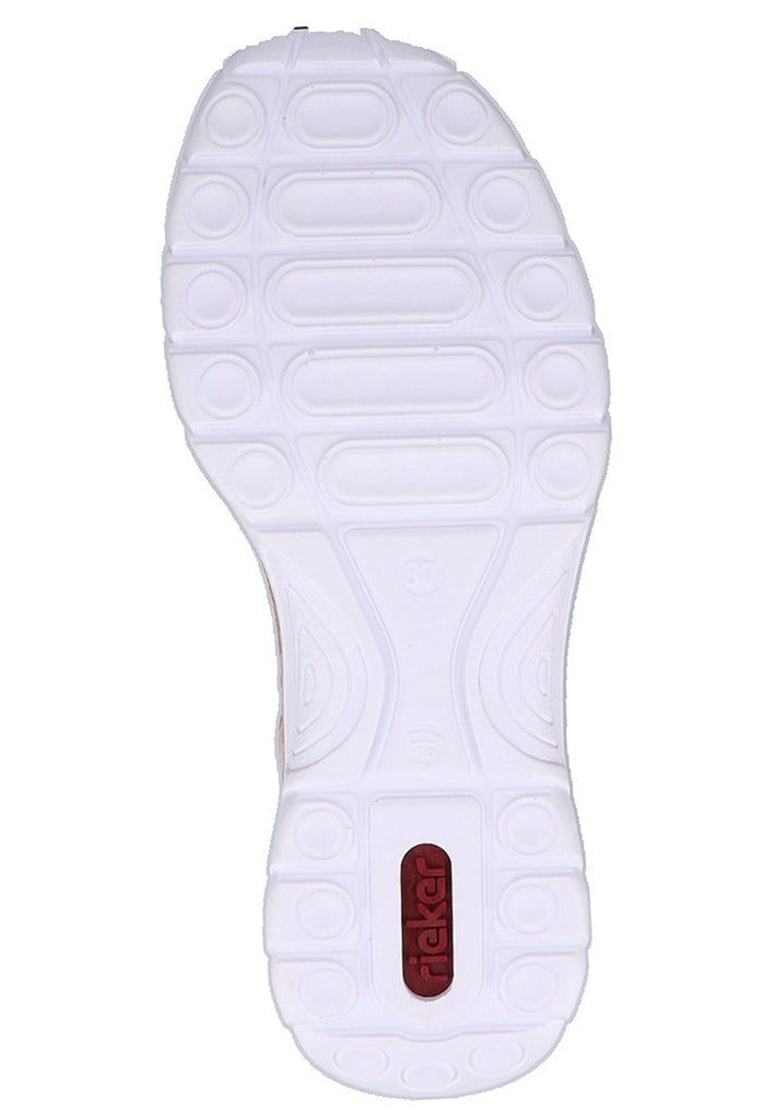 Rieker Sneaker Lederimitat Hellrosa - surf4shoes